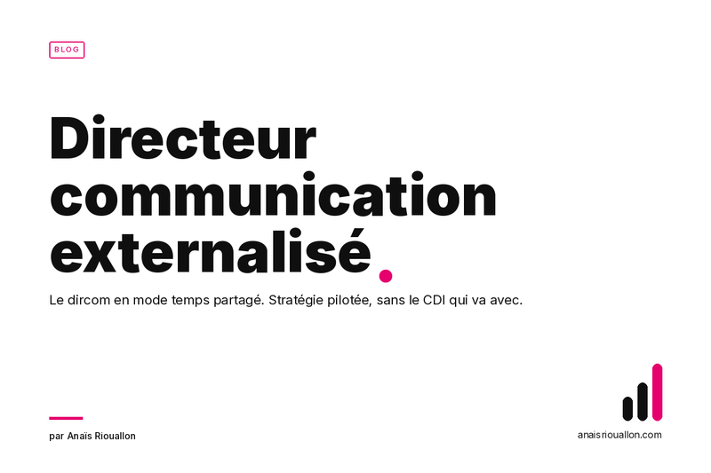 Directeur de communication externalisé : boostez votre stratégie en 2026
