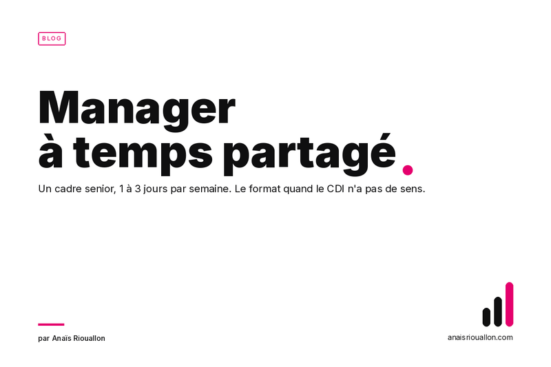 Manager à temps partagé : la solution flexible pour vos besoins en management