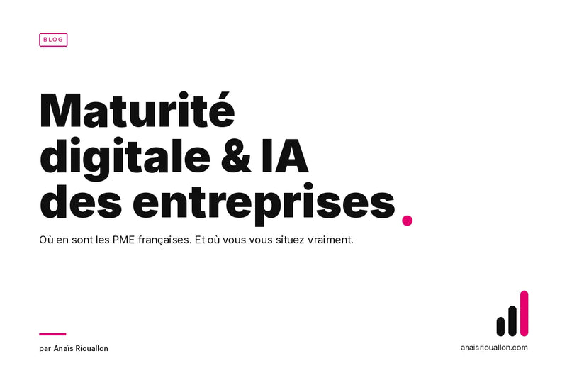 Indice de maturité digitale et IA des entreprises : état des lieux et perspectives 2026