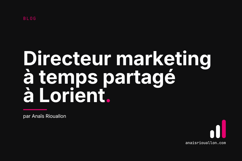Directeur marketing à temps partagé à Lorient 