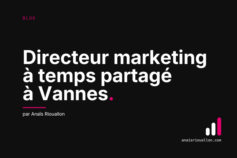 Directeur marketing à temps partagé à Vannes