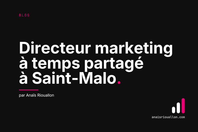 Directeur marketing à temps partagé à Saint-Malo