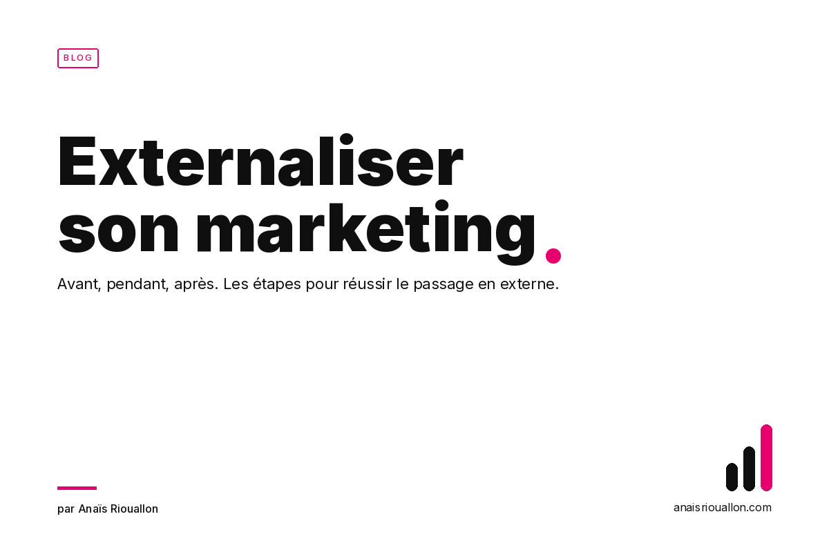 Externaliser sa direction marketing : prix, facturation et ROI en 2026 Anaïs Riouallon
