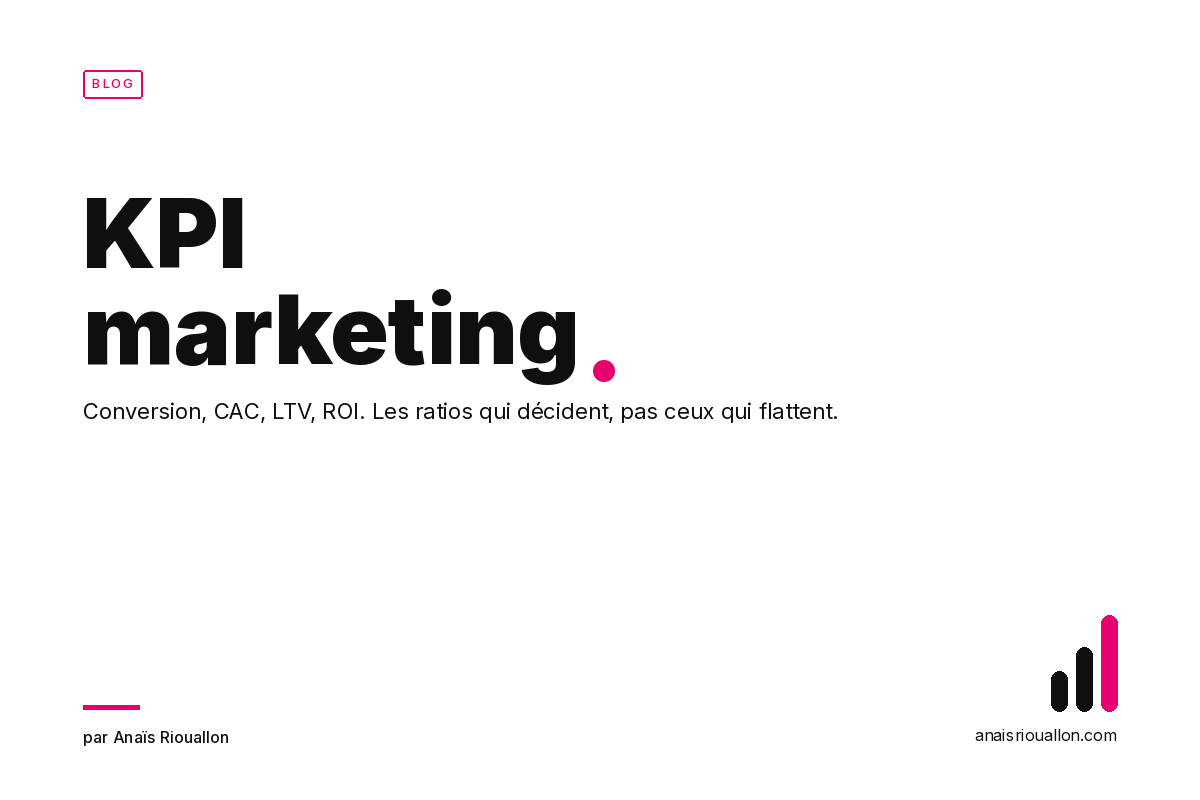 KPI marketing : les meilleurs indicateurs à suivre en 2026