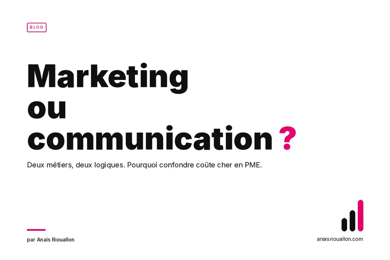 Différence entre marketing et communication : le guide 2026
