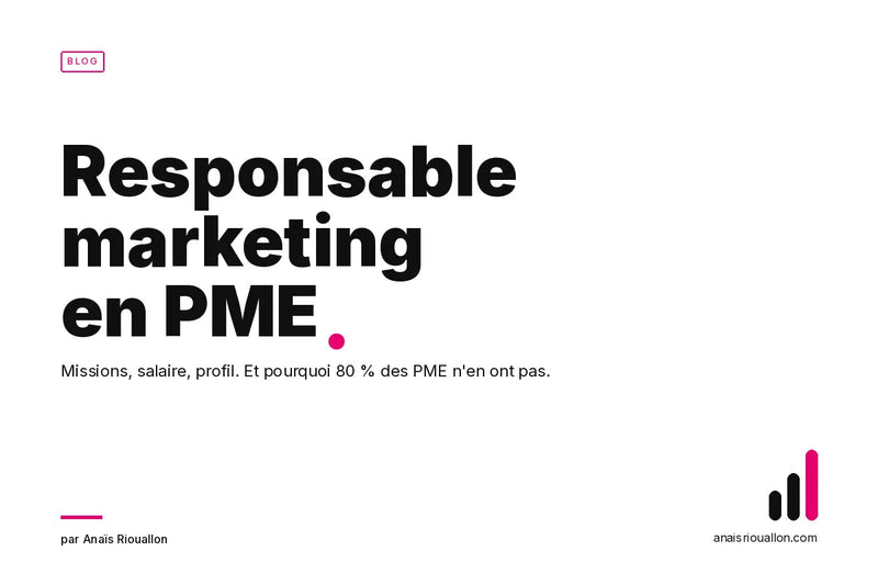 Responsable marketing en PME : missions, compétences et salaire en 2026